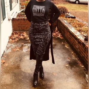 High Waist Pencil Skirt